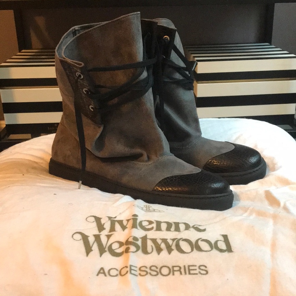 Authentic Vivienne Westwood suede shoes